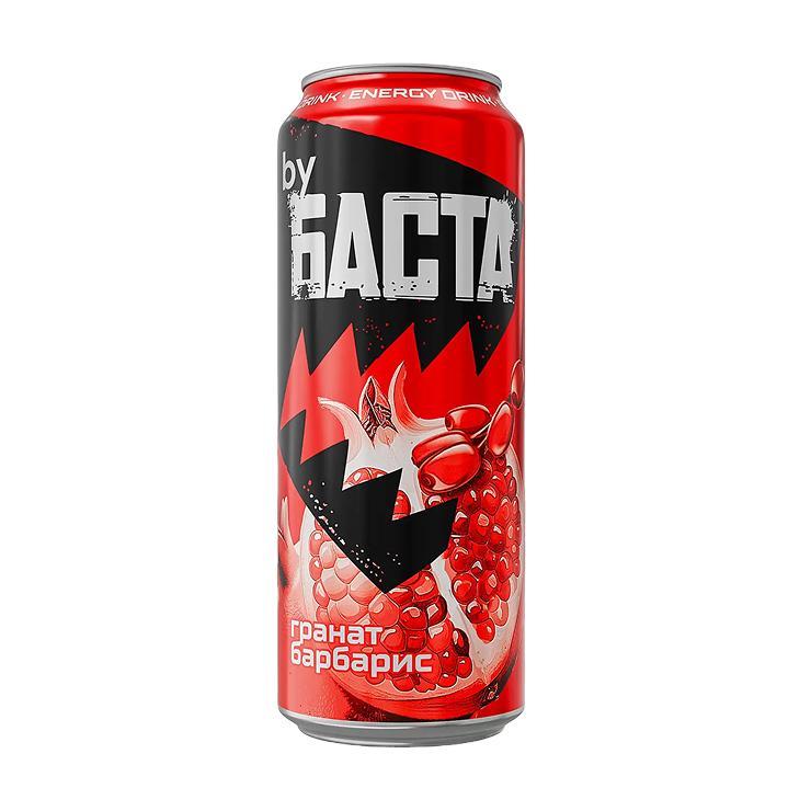 Напиток энергетический by Баста гранат и барбарис 450 мл., ж/б