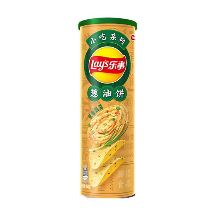 Чипсы Lay's snack series scallion pancake flavor 90 гр., туба