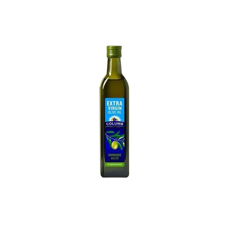Масло оливковое Extra Virgin olive columb нерафинированное 500 мл., стекло