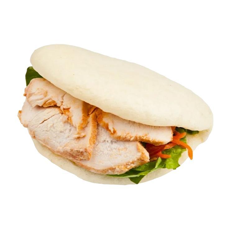 Паровая булочка с курицей 140 гр., пластиковая упаковка