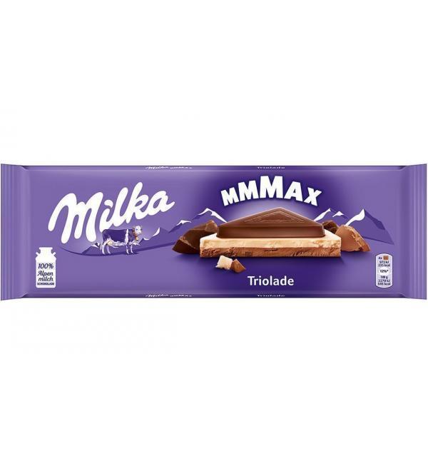 Шоколад Milka Triolade 280 гр., флоу-пак