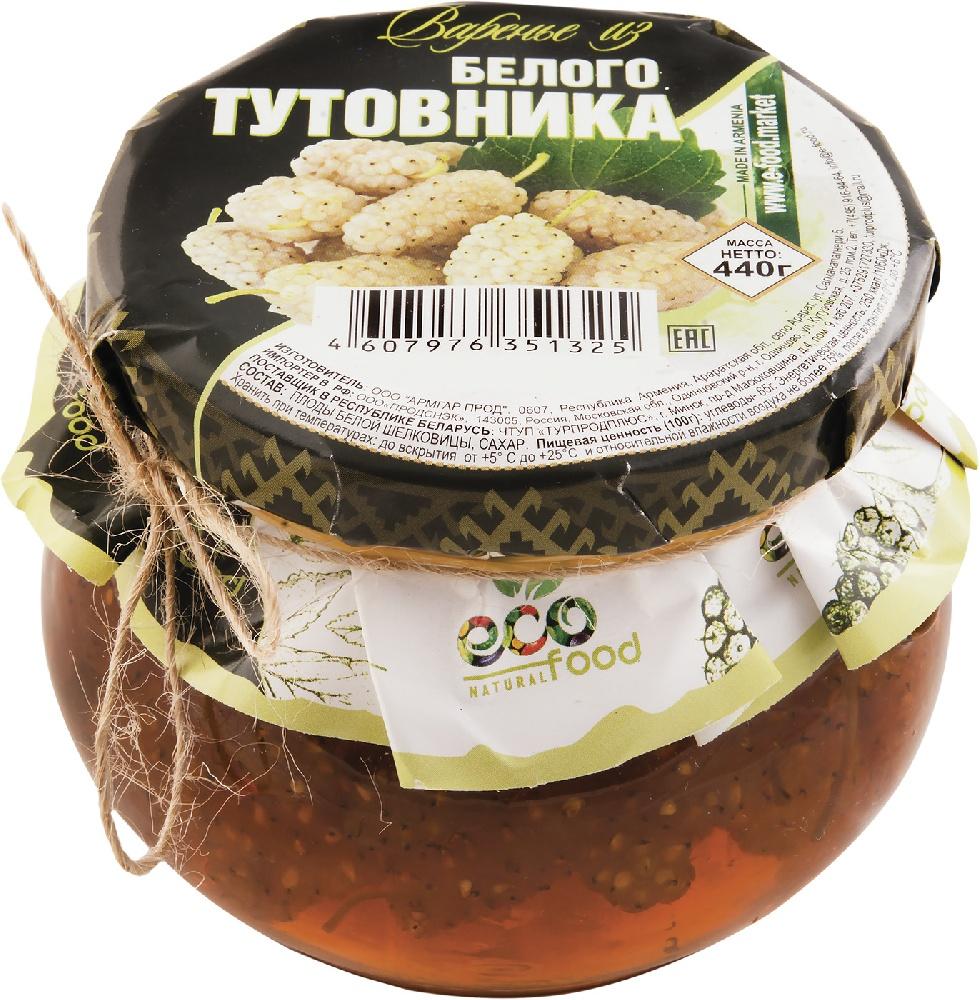 Варенье Ecofood из тутовника белого Шелковица 440 гр., стекло