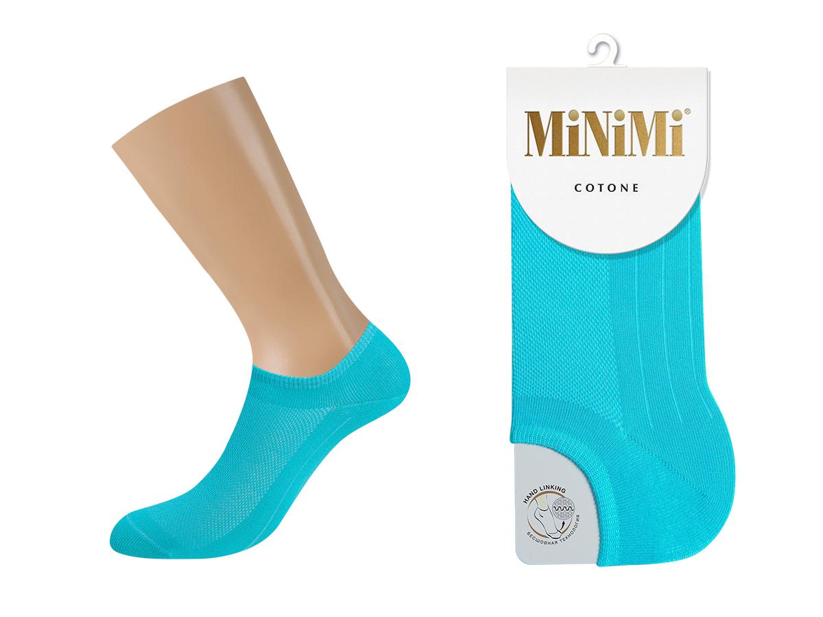 Носки MiNiMi MINI FRESH 4102 Acqua (голубой) /39-41/ укороч , бумага