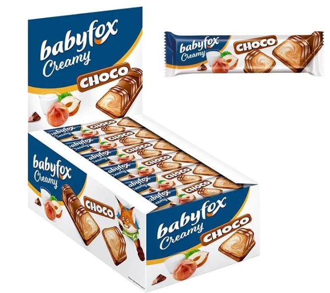 Батончик Babyfox Creamy Choco вафельный 23 гр., флоу-пак