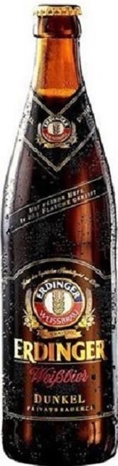 Пиво Erdinger Dunkel темное нефильтрованное 5,6%, 500 мл., стекло