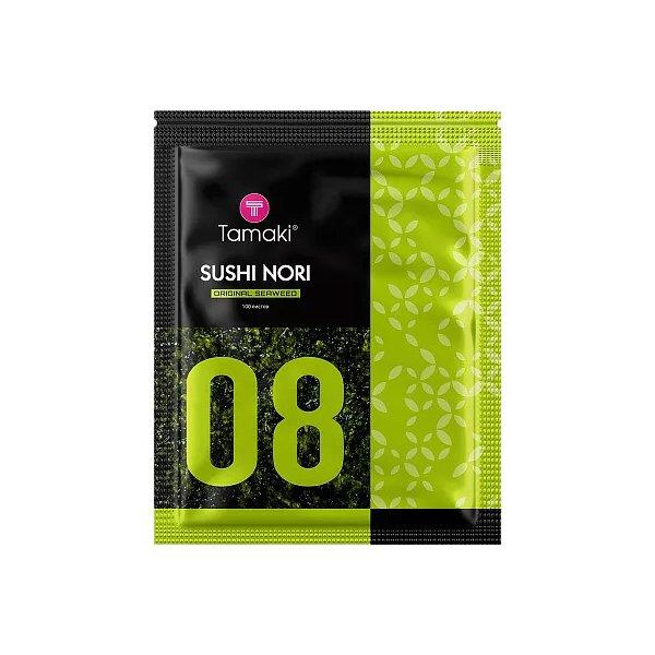 Водоросли Tamaki морские сушеные прессованные №8 100 листов, саше