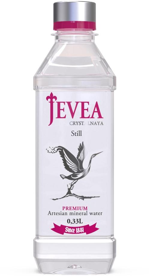 Вода негазированная Jevea Crystalnaya 330 мл., ПЭТ