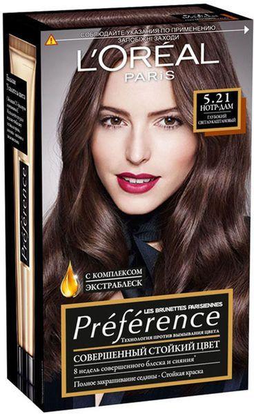 Краска для волос L'Oreal Preference №5.21 Нотр-Дам