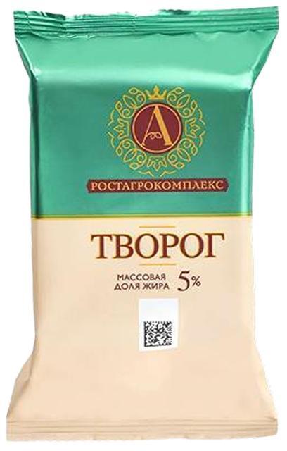 Творог РостАгро 5% 180 гр., флоу-пак