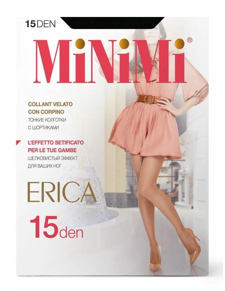 Колготки женские MiNiMi Erica 15 Nero 3М, пакет