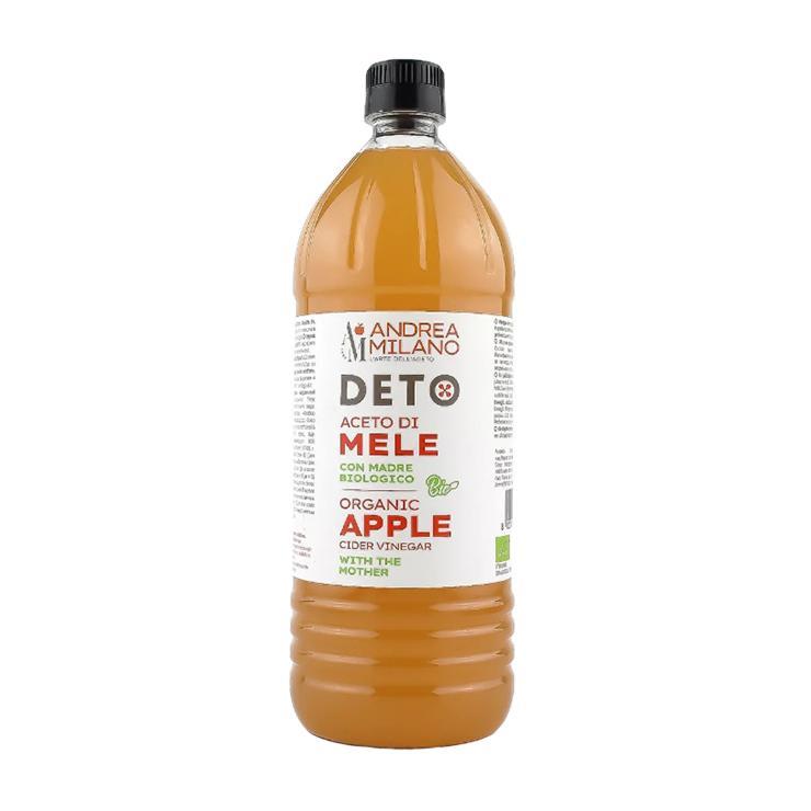 Уксус Andrea Milano Deto Organic яблочный нефильтрованный 1 л., ПЭТ