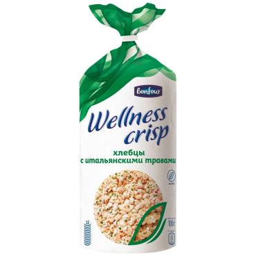 Хлебцы Микс Итальянские Травы Wellness Crisp , 100 гр., пластиковый пакет