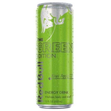 Напиток энергетический Red Bull Green edition Kiwi Apple, 355 мл., ж/б