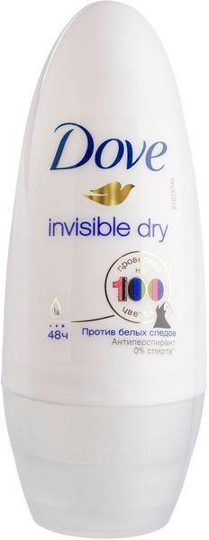Дезодорант Dove Invisible Dry невидимый шариковый 50 мл., пластик