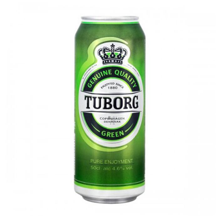 Пиво Tuborg Green, 450 мл., ж/б
