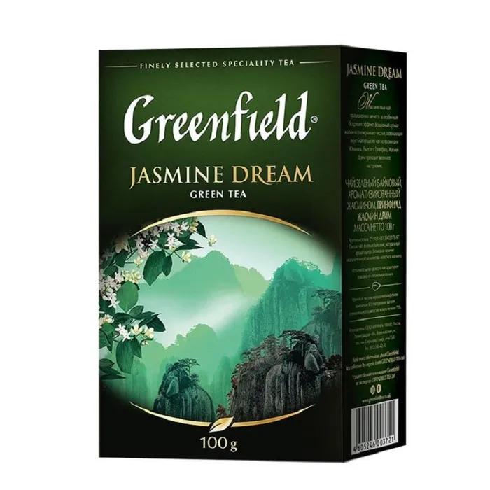 Чай Greenfield Jasmine Dream зеленый 100 гр., картон