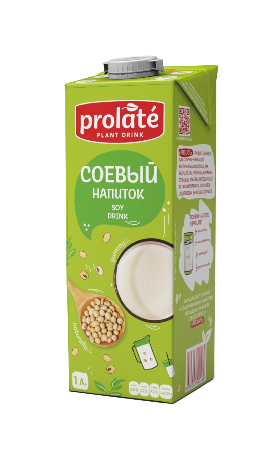 Молоко соевое Barista Prolate, 1 л., тетра-пак