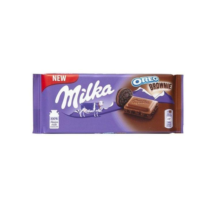 Шоколад Milka Oreo Brownie 100 гр., флоу-пак