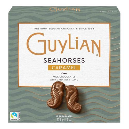 Конфеты Guylian SEAHORSES CARAMEL Морские коньки c карамельной начинкой 170 гр., картон