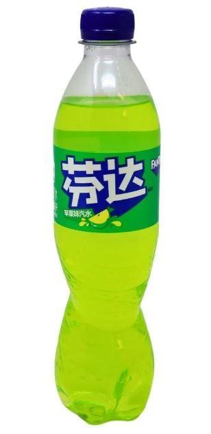 Напиток газированный Fanta зеленое яблоко 500 мл., ПЭТ
