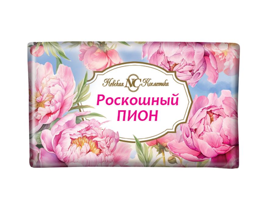 Мыло Невская Косметика Роскошный пион 180 гр., бумага