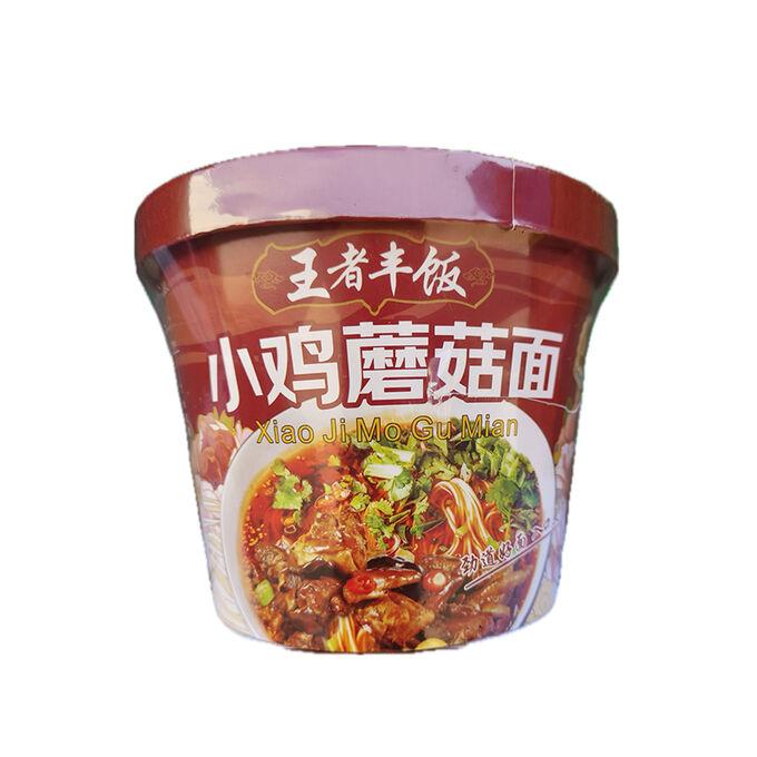 Лапша быстрого приготовления Wang Zhe Feng Fan со вкусом тушеной курицы с грибами 117 гр., стакан
