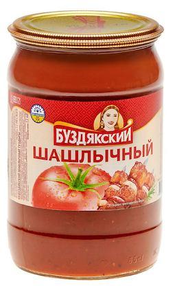 Соус Буздякский Шашлычный томатный, 670 гр., стекло