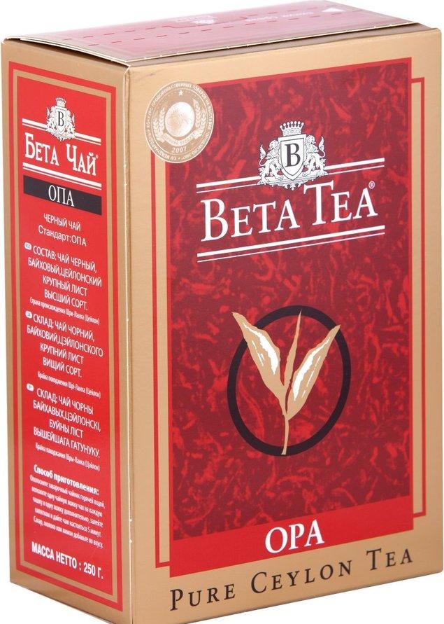 Чай, OPA, Beta Tea, 250 гр., картонная коробка
