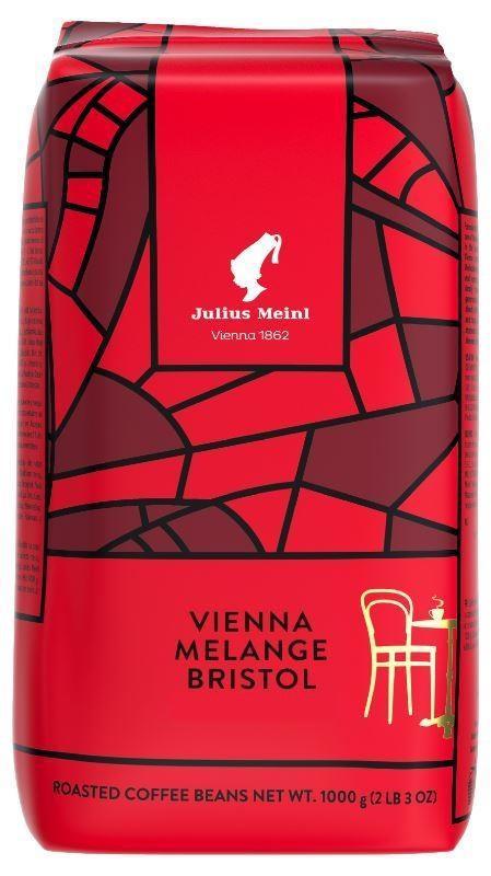 Кофе Julius Meinl Vienna Melange Bristol в зернах 1 кг., флоу-пак