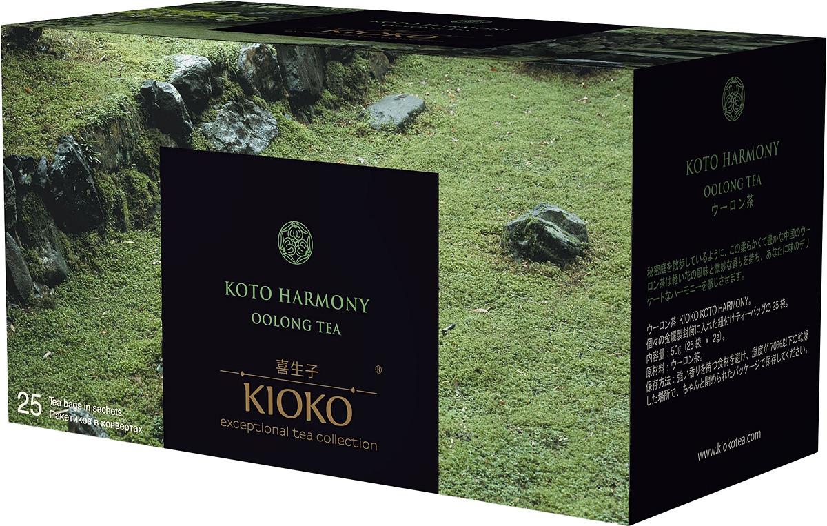 Чай Kioko Koto Harmony улун 25 пакетиков 50 гр., картон