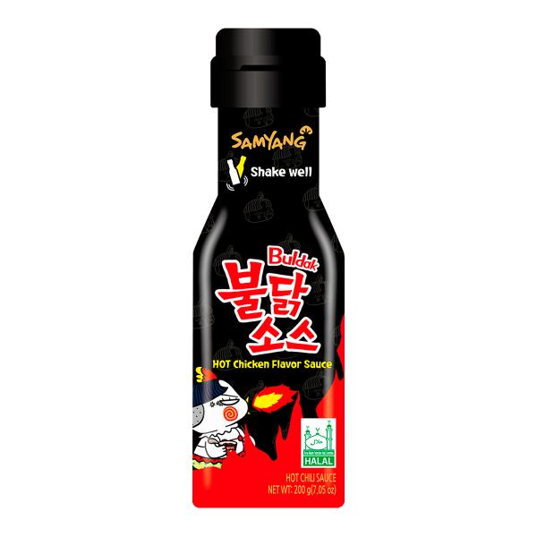 Соус Samyang со вкусом острой курицы Buldak 200 гр., ПЭТ
