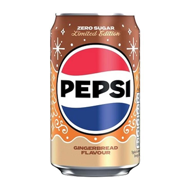 Напиток газированный Pepsi Gingerbread Zero Великобритания 330 мл., ж/б