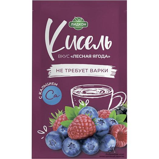Кисель Лидкон лесная ягода с кальцием 25 гр., саше