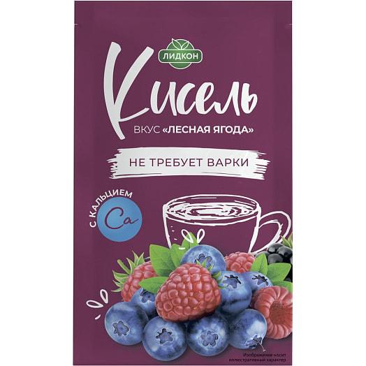 Кисель Лидкон Лесная ягода с кальцием 25 гр., саше