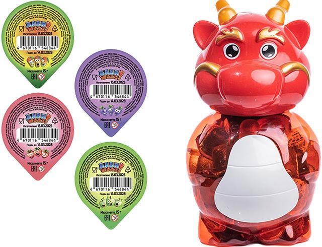 Десерт желейный Fun Candy Lab Дави желе! Дракон 15 гр., пластик