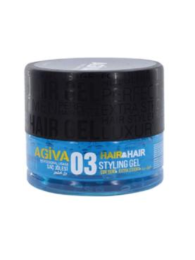 Гель AGIVA Hair Gel 03 Extra Strong для волос экстра сильный, 200 мл., пластиковая банка