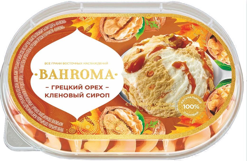 Мороженое Bahroma Грецкий орех клено 450 гр., ПЭТ