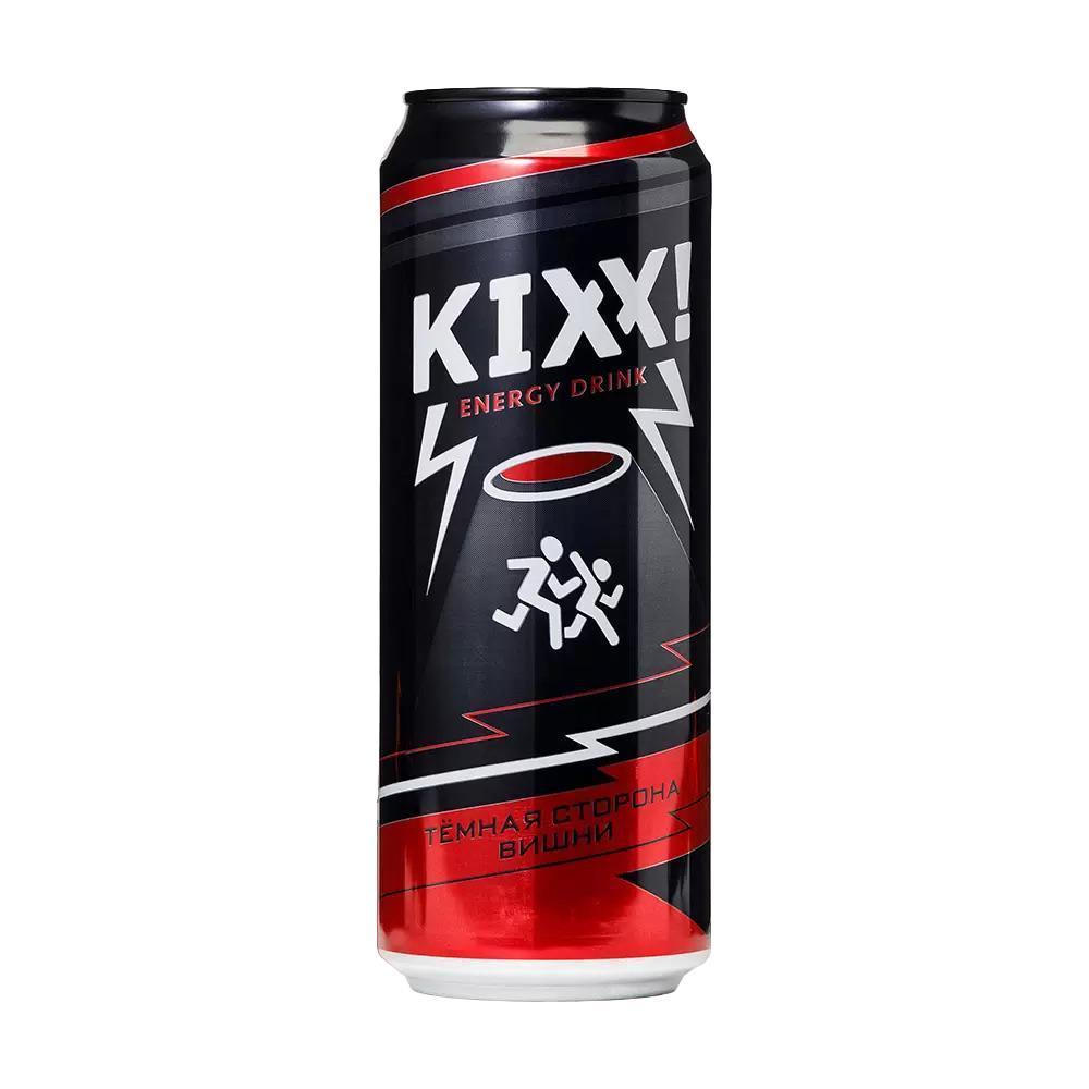 Напиток энергетический KIXX Темная сторона вишни 450 мл., ж/б