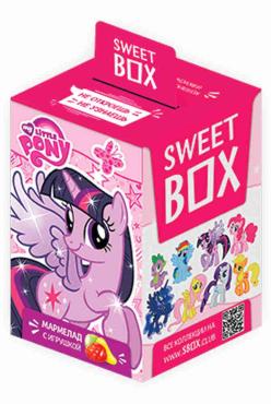 Мармелад жевательный с игрушкой My Little Pony, Sweet Box, 10 гр., картон