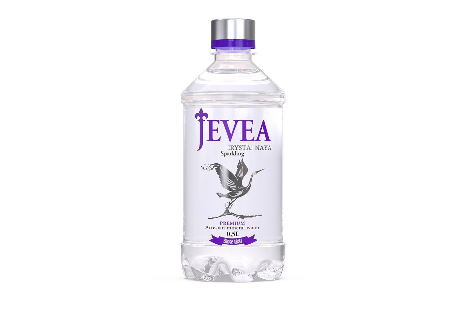 Вода газированная Jevea Crystalnaya 500 мл., ПЭТ