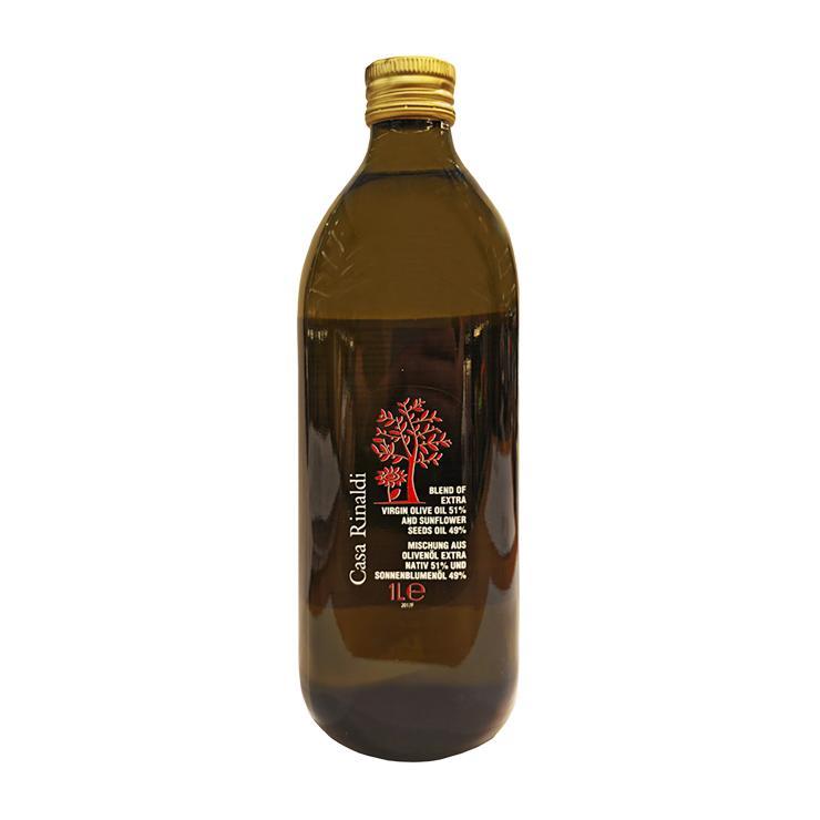 Масло Casa Rinaldi Blend оливковое E.V. 51% и подсолнечное 1 л., стекло