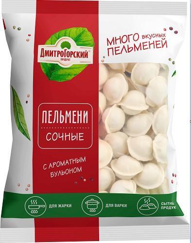 Пельмени Дмитрогорский продукт сочные, 700 гр., флоу-пак
