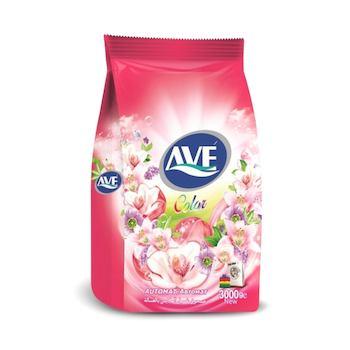 Стиральный порошок Ave для цветных вещей, автомат 3 кг., флоу-пак