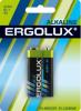 Батарейка Ergolux 6LR61 BL-1 Alkaline 9В, блистер