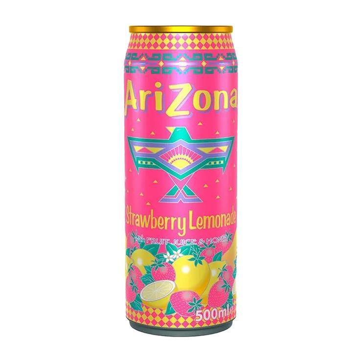 Чай холодный Arizona клубника лимонад 500 мл., ж/б