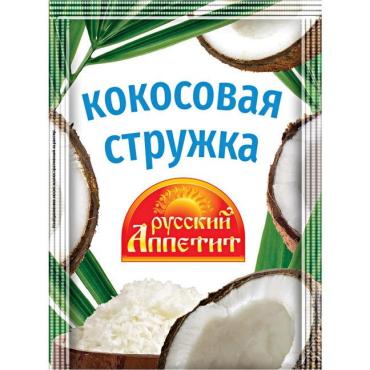 Стружка кокосовая Русский аппетит, 140 гр., сашет
