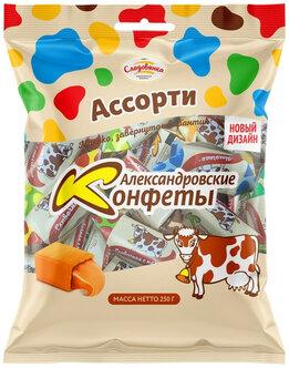 Конфеты Александровская КФ молочная,1 кг., флоу-пак