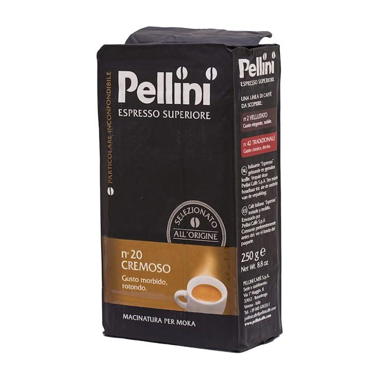 Кофе Pellini Moka Cremoso № 20 молотый 250 гр., флоу-пак
