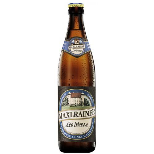 Пиво 5 % светлое нефильтрованное Maxlrainer Leo Weisse, Германия, 500 мл., стекло