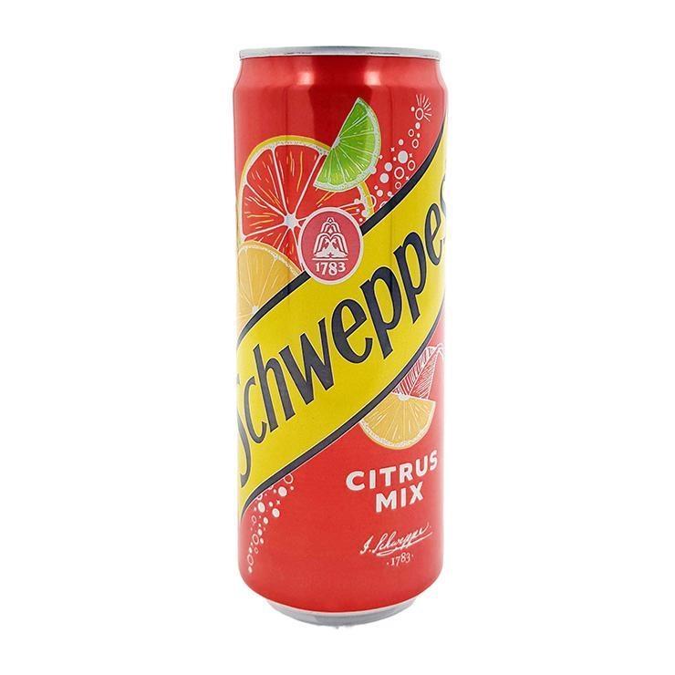 Напиток газированный Schweppes цитрус микс 330 мл., ж/б